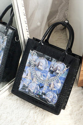 Transparent Black Chain Gothic Bag 3 Colors